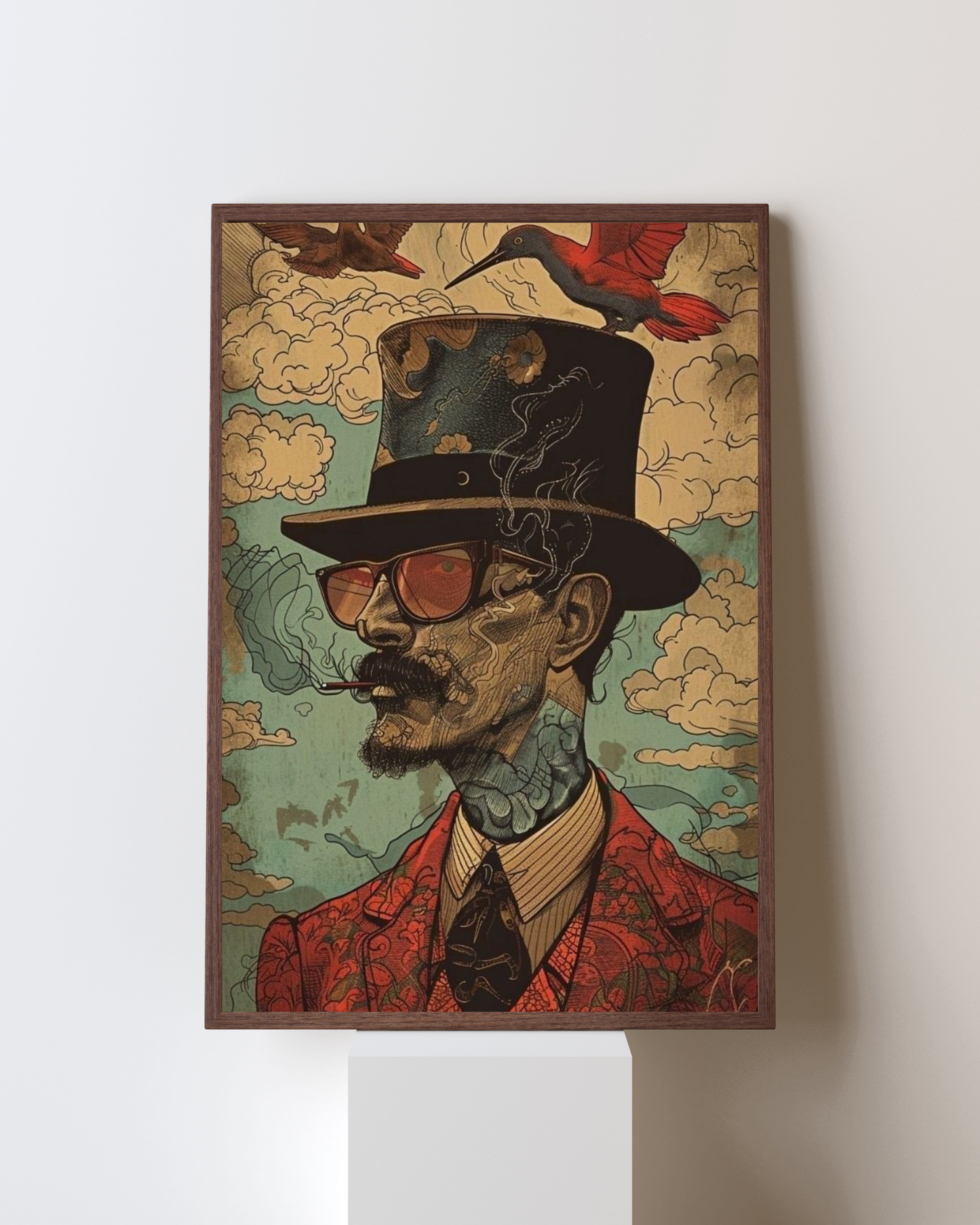 Vibrant Pop Sneakers Frame