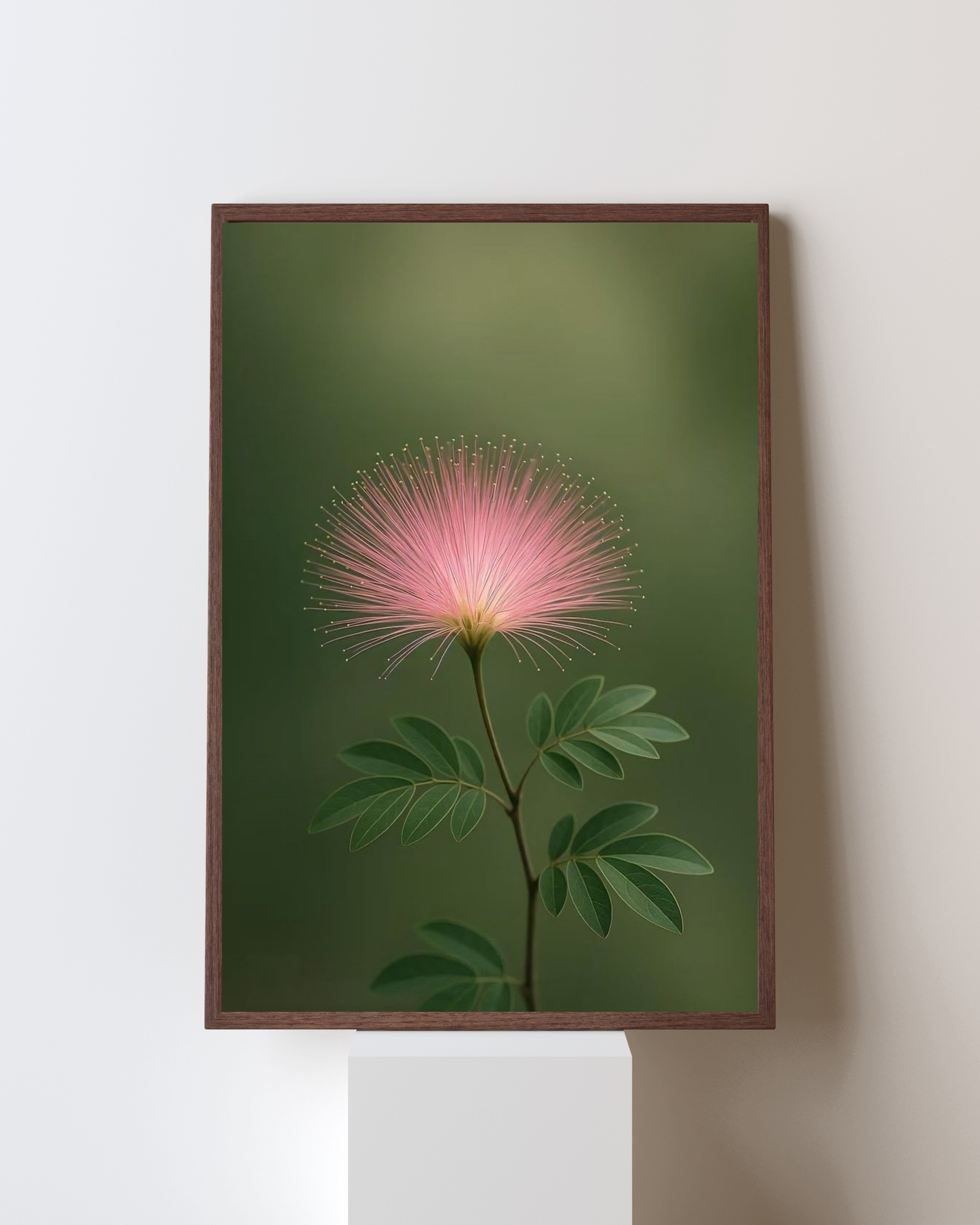 Blooming Frame – Whisper Bloom Wall Art | Minimal Botanical Elegance Decor