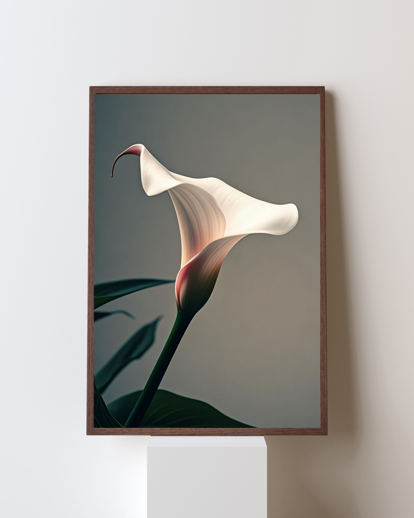 Grace in Bloom – Framed Calla Lily Art