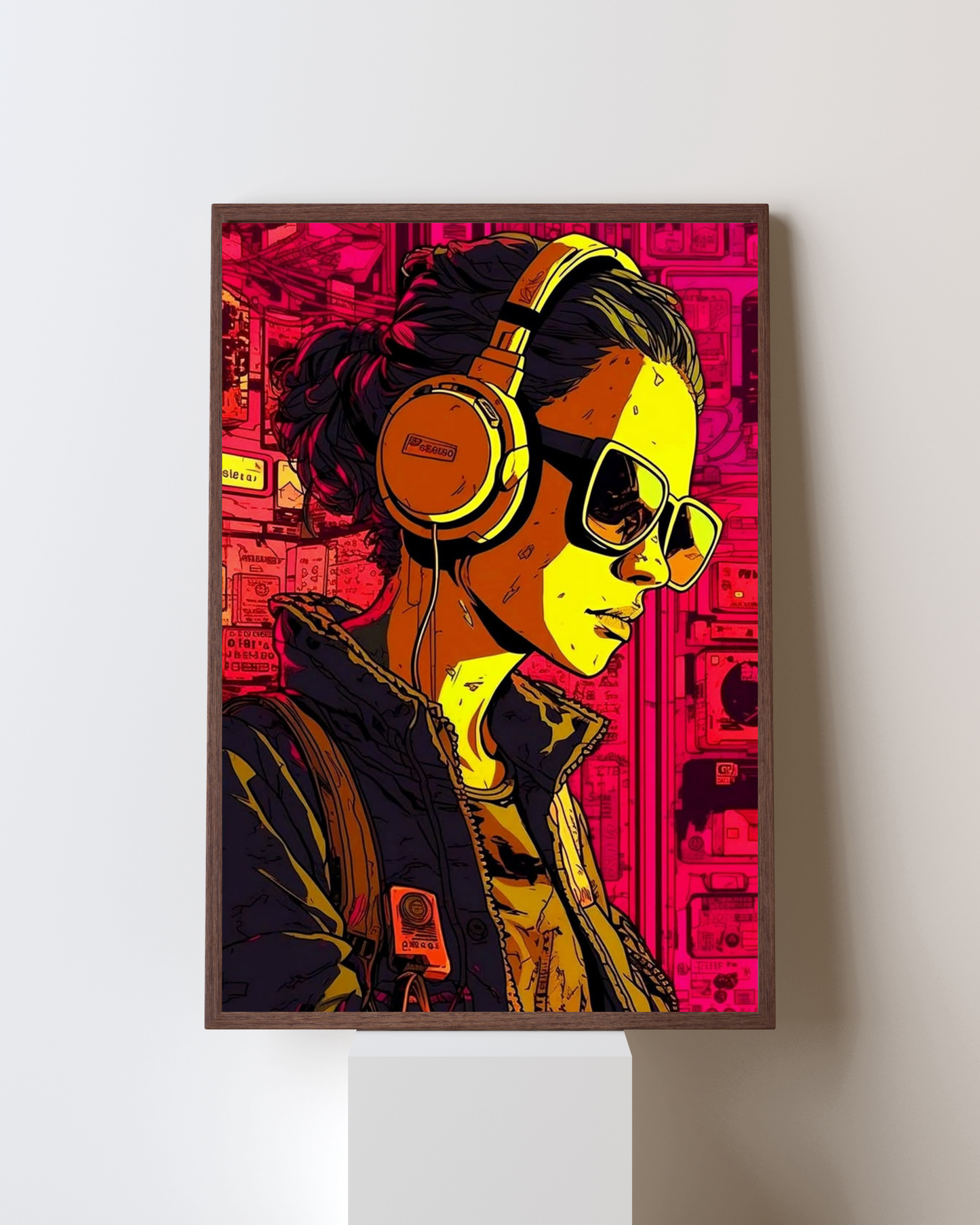 “Wings of Freedom – Vibrant Seaside Escape Pop Culture Frame”