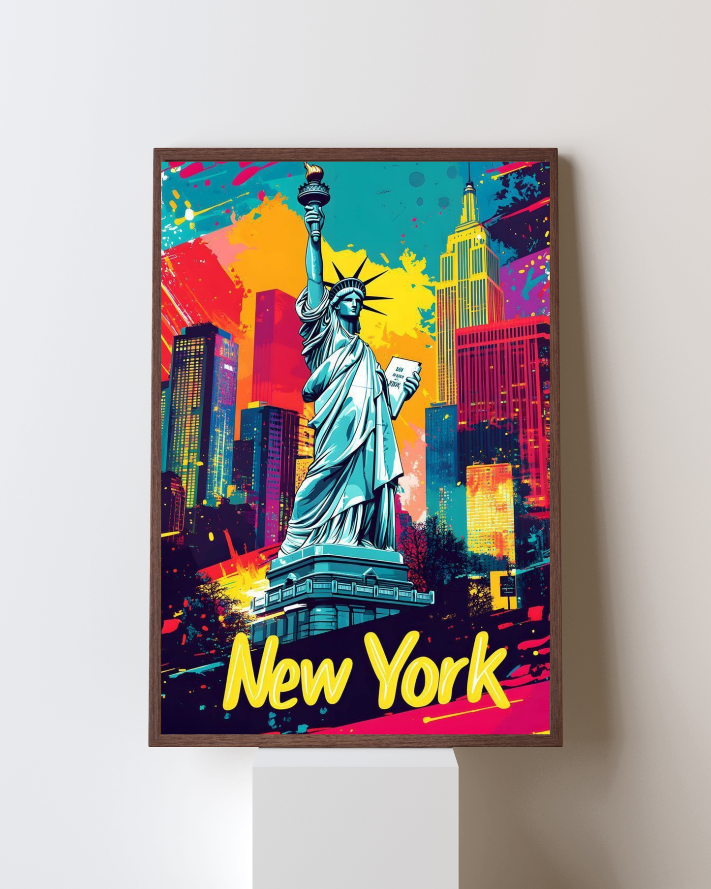 Neon Liberty – New York Pop Art Frame