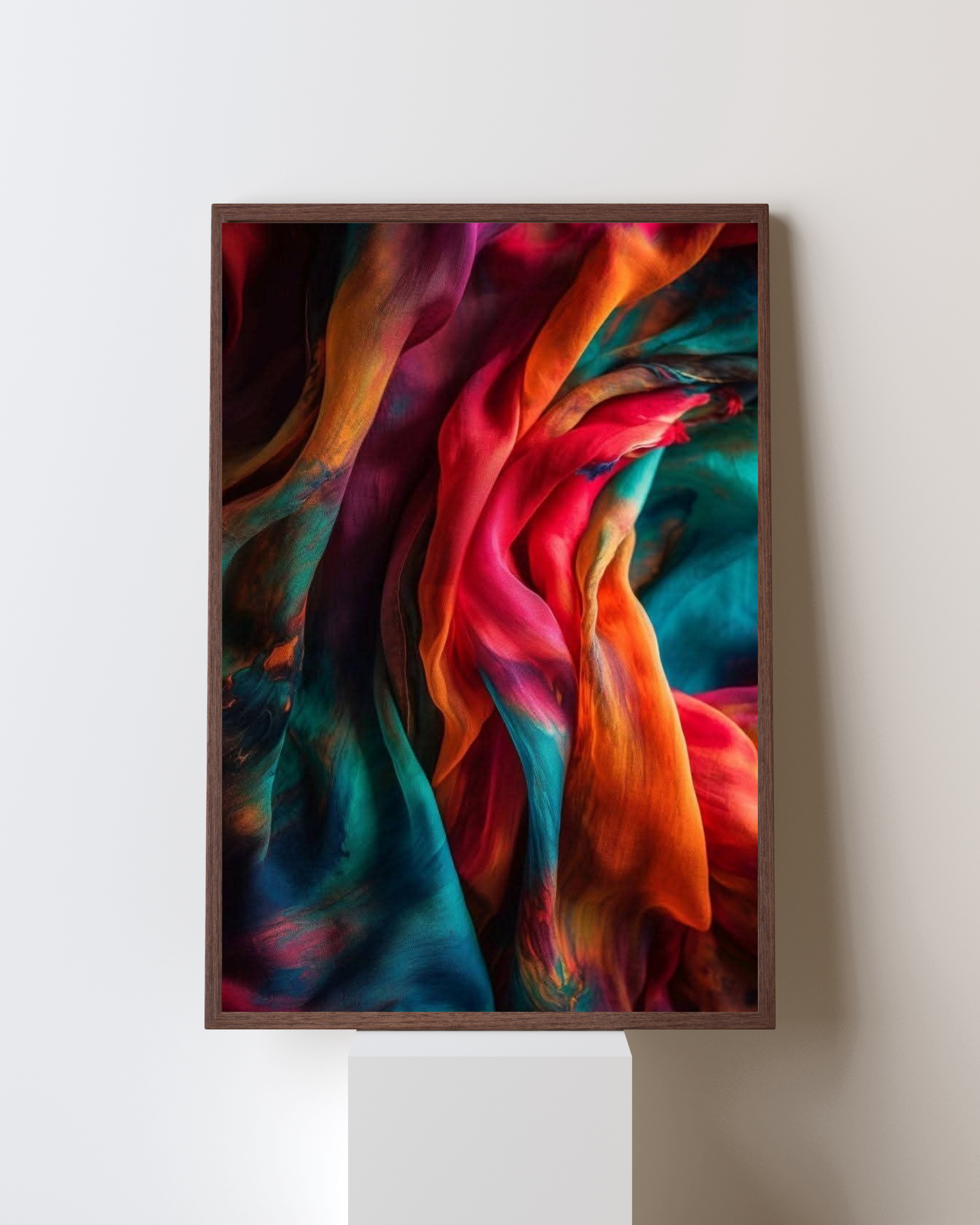 Ethereal Flow – Abstract Color Wall Art | Vibrant Aesthetic Frame