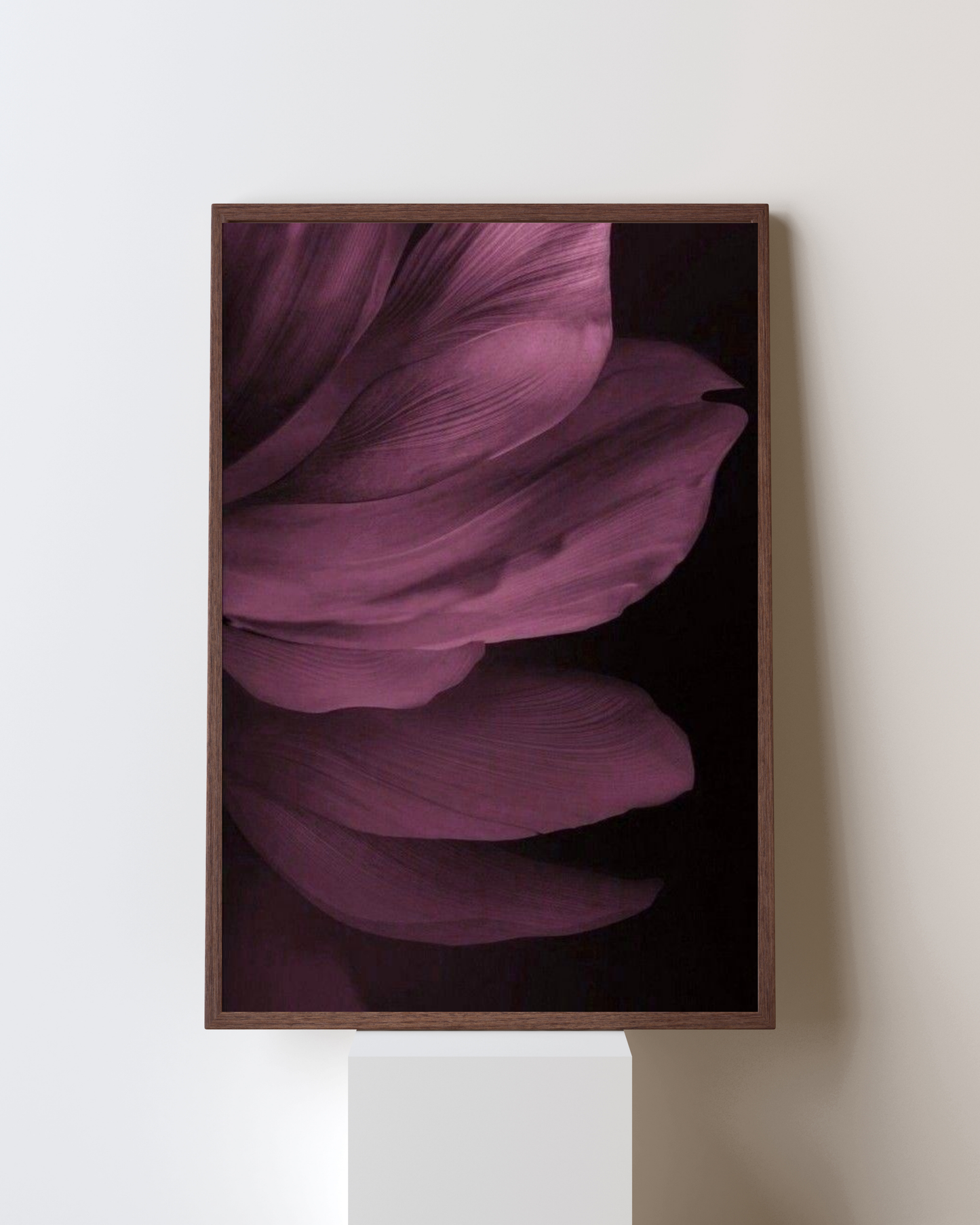 Blooming Frame – “Velvet Whisper” Floral Wall Art