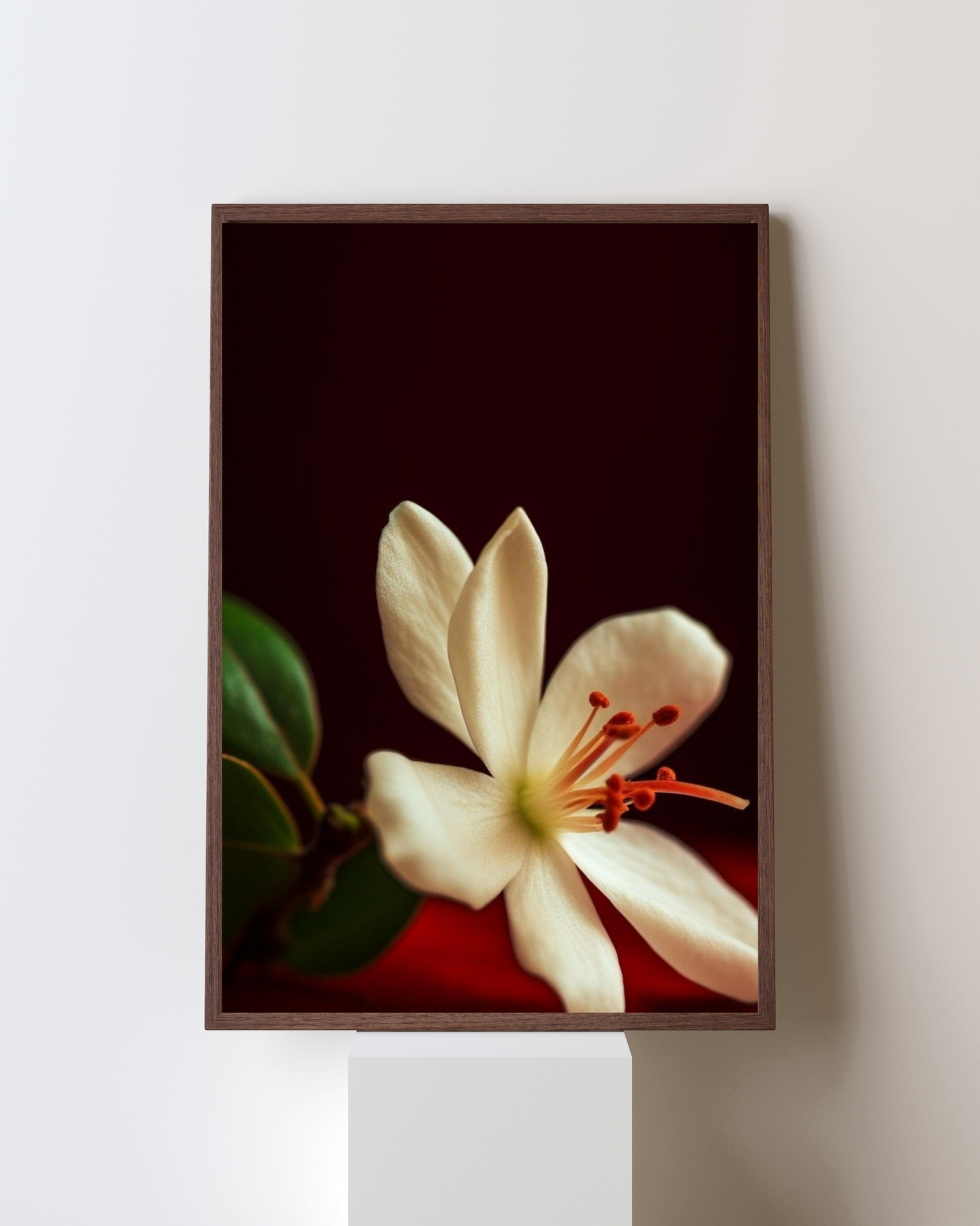 Blooming Frame – “Ivory Grace” Floral Wall Art