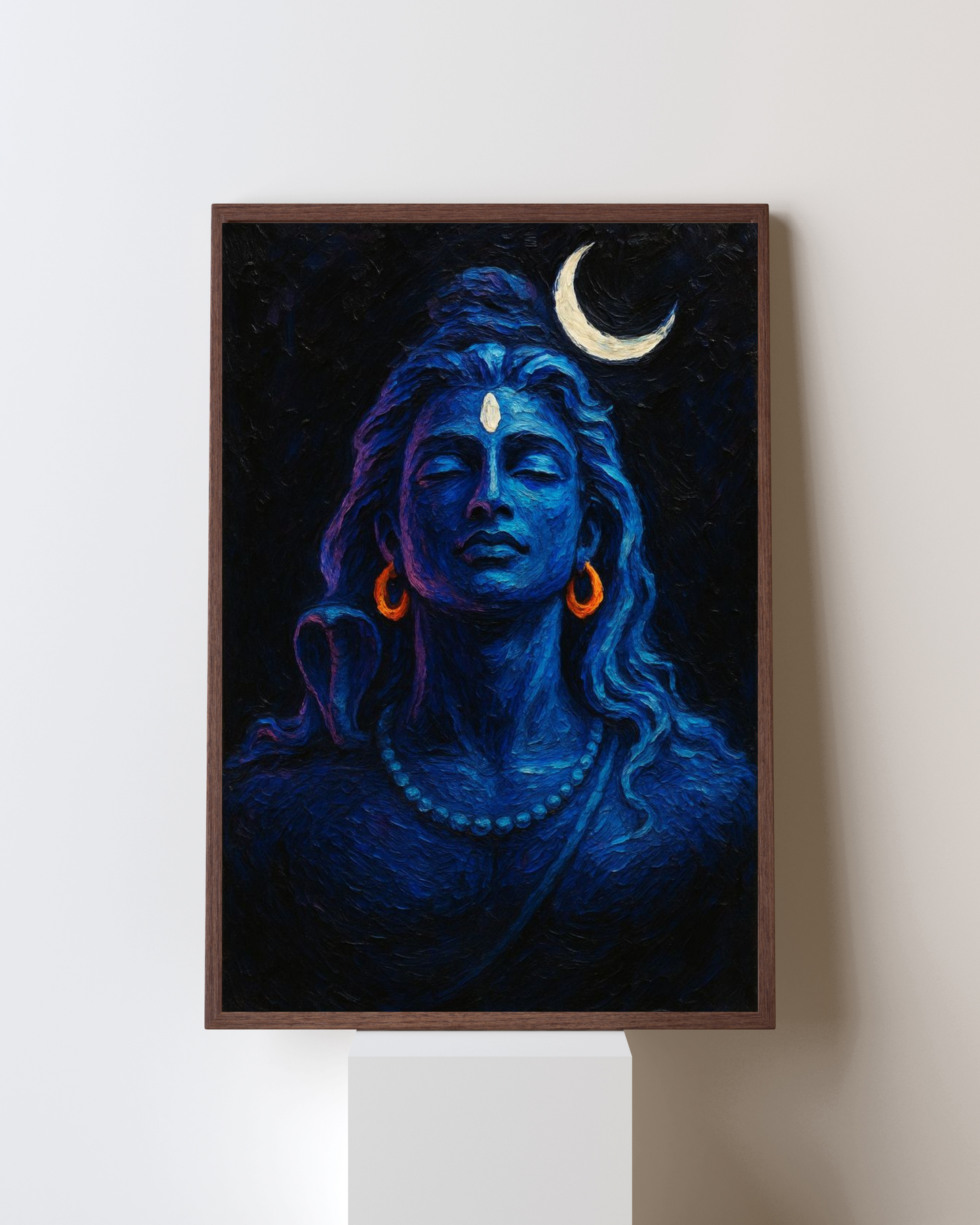 Tranquil Mahadev – The Meditative Lord Shiva Canvas Art