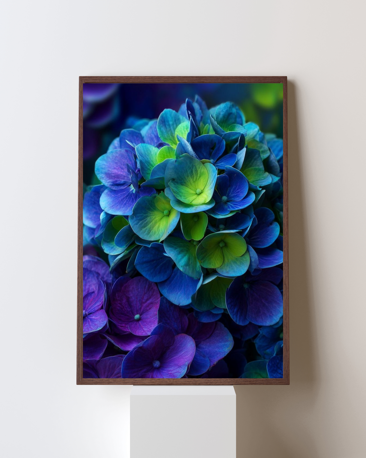 Blooming Frame – “Ethereal Hydrangea” Wall Art