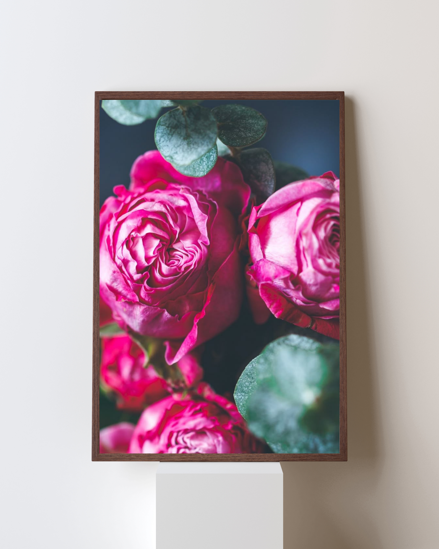 Blooming Frame – “Velvet Whisper” Wall Art