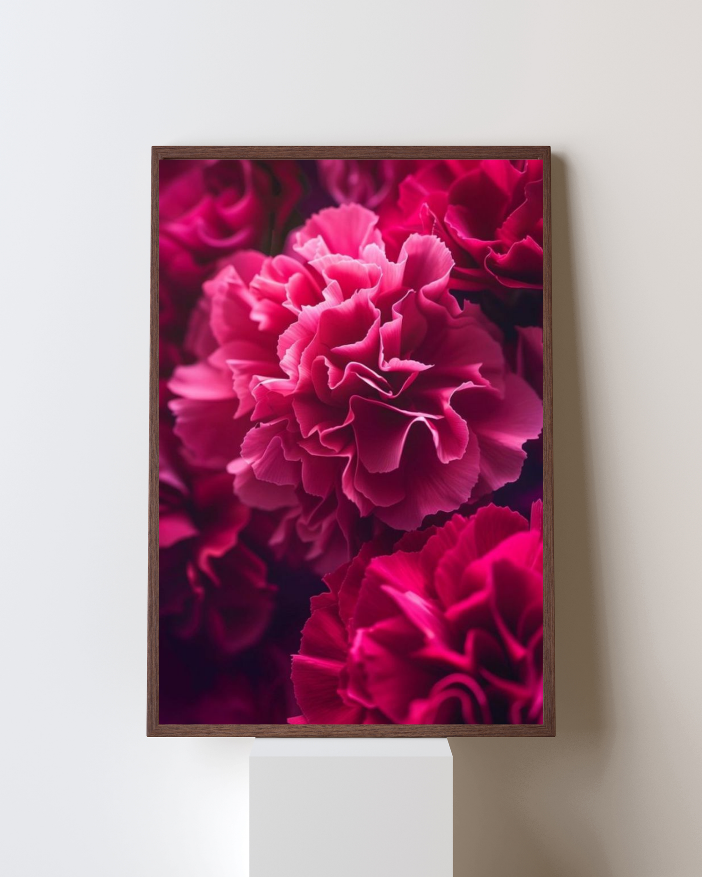 Blooming Frame – “Velvet Bloom” Wall Art