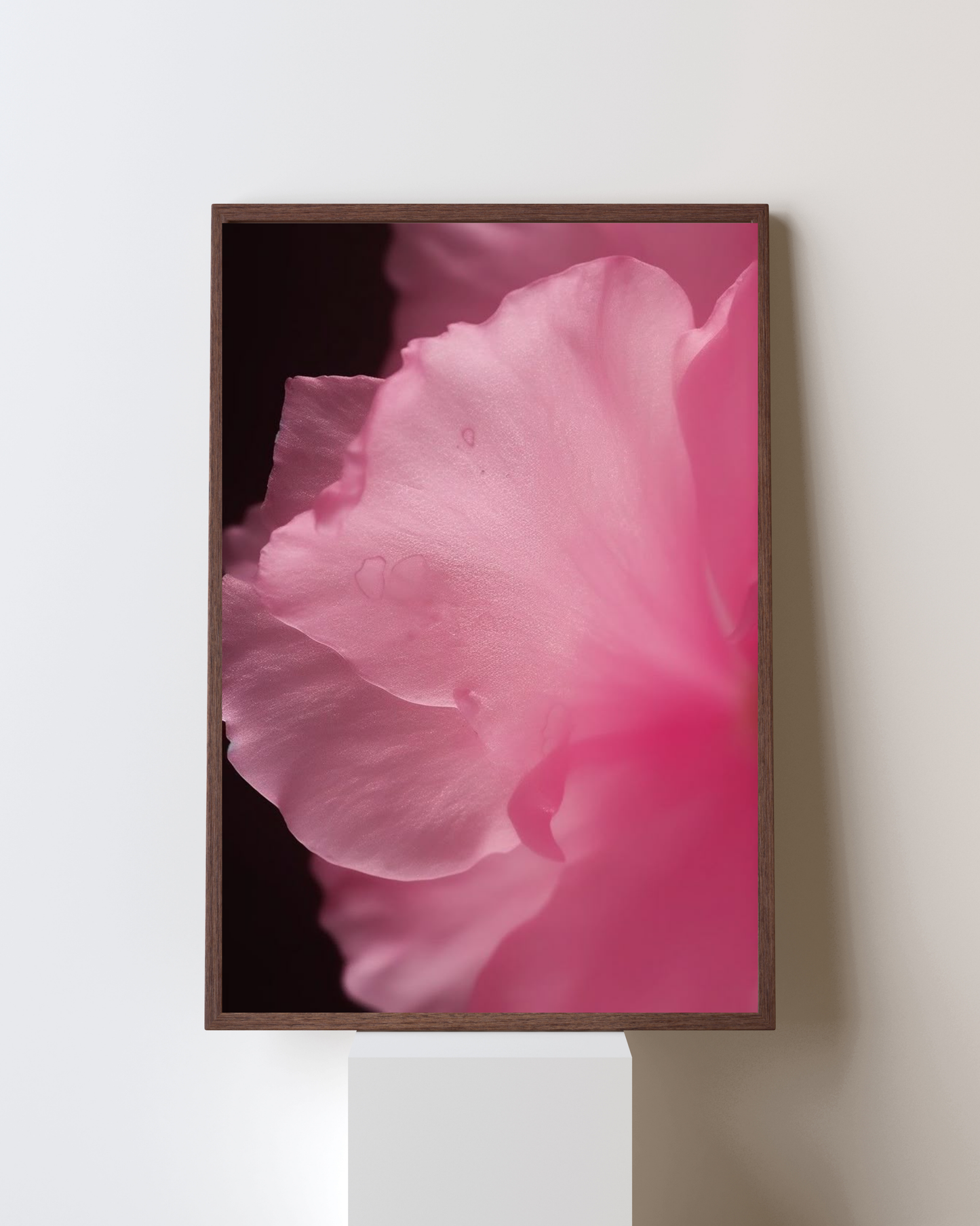 Blooming Frame – Petal Whisper Floral Wall Art | Soft Pink Serenity Decor