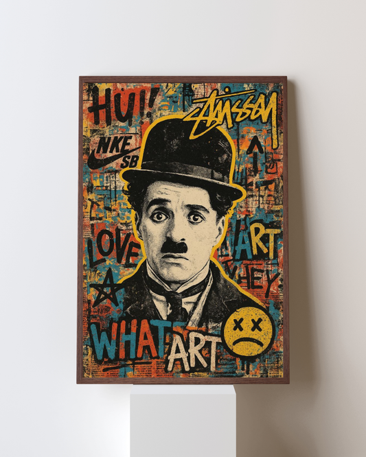 The Silent Rebel – Vintage Pop Wall Frame