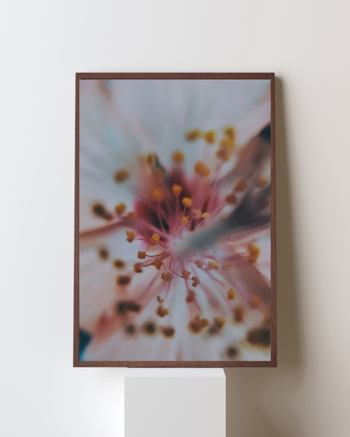 Blooming Frame – Petal Dream Floral Abstract Wall Art | Soft Botanical Aesthetic Print