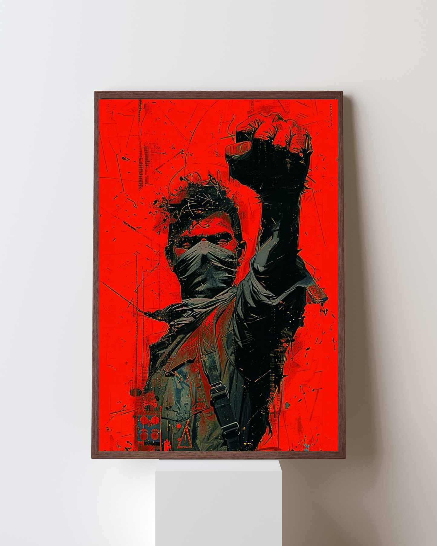 Rebel Rise – Bold Pop Culture Decorative Frame