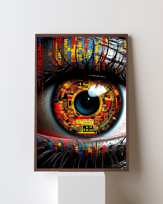 Zen Samurai Minimal Pop Culture Frame