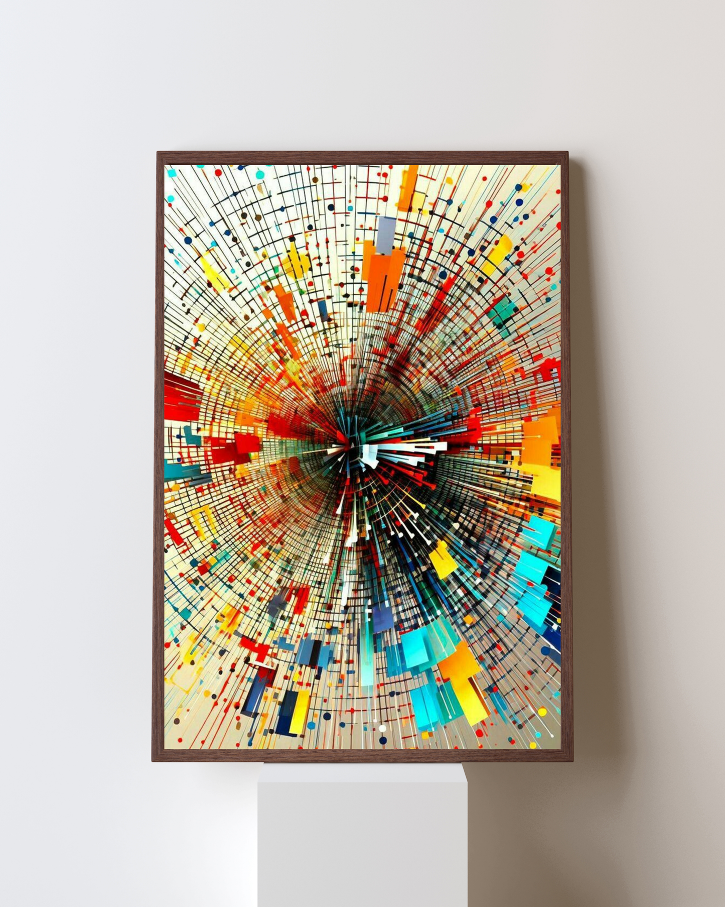 "Vortex Spectrum – Pop Art Explosion Frame"