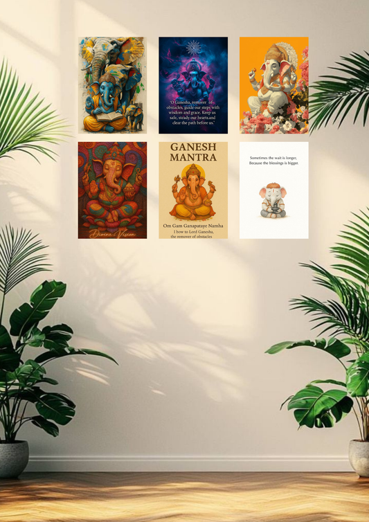 Divine Art Collection – 6 A4 Posters for Spiritual Spaces