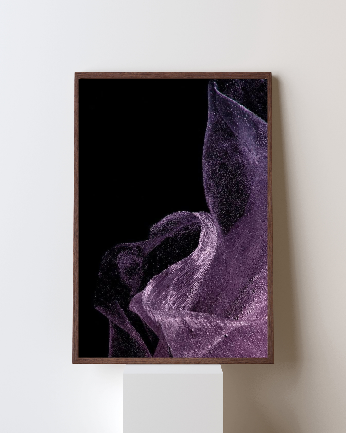 Violet Veil – Abstract Aesthetic Wall Art | Minimal Modern Frame
