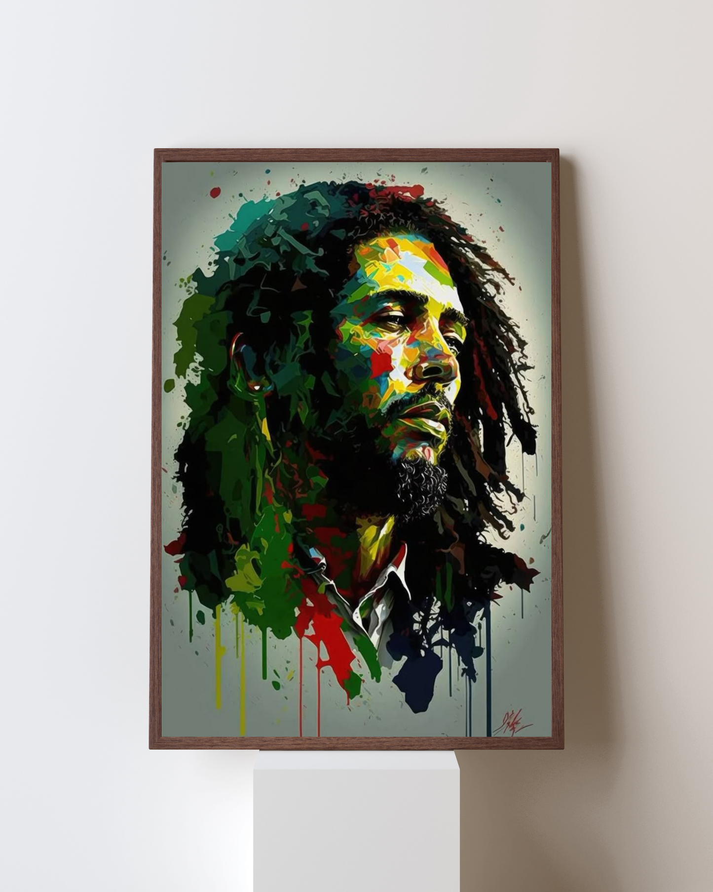 Reggae Vibes – Color Splash Pop Culture Art Frame