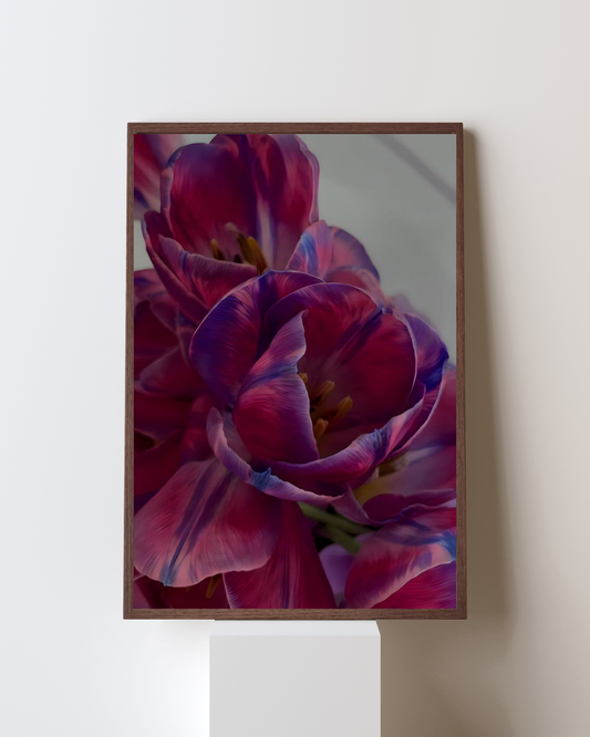 Blooming Frame – “Petal Reverie” Floral Wall Art