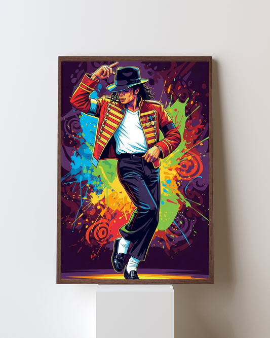 King of Pop – Iconic Dance Tribute Art Frame
