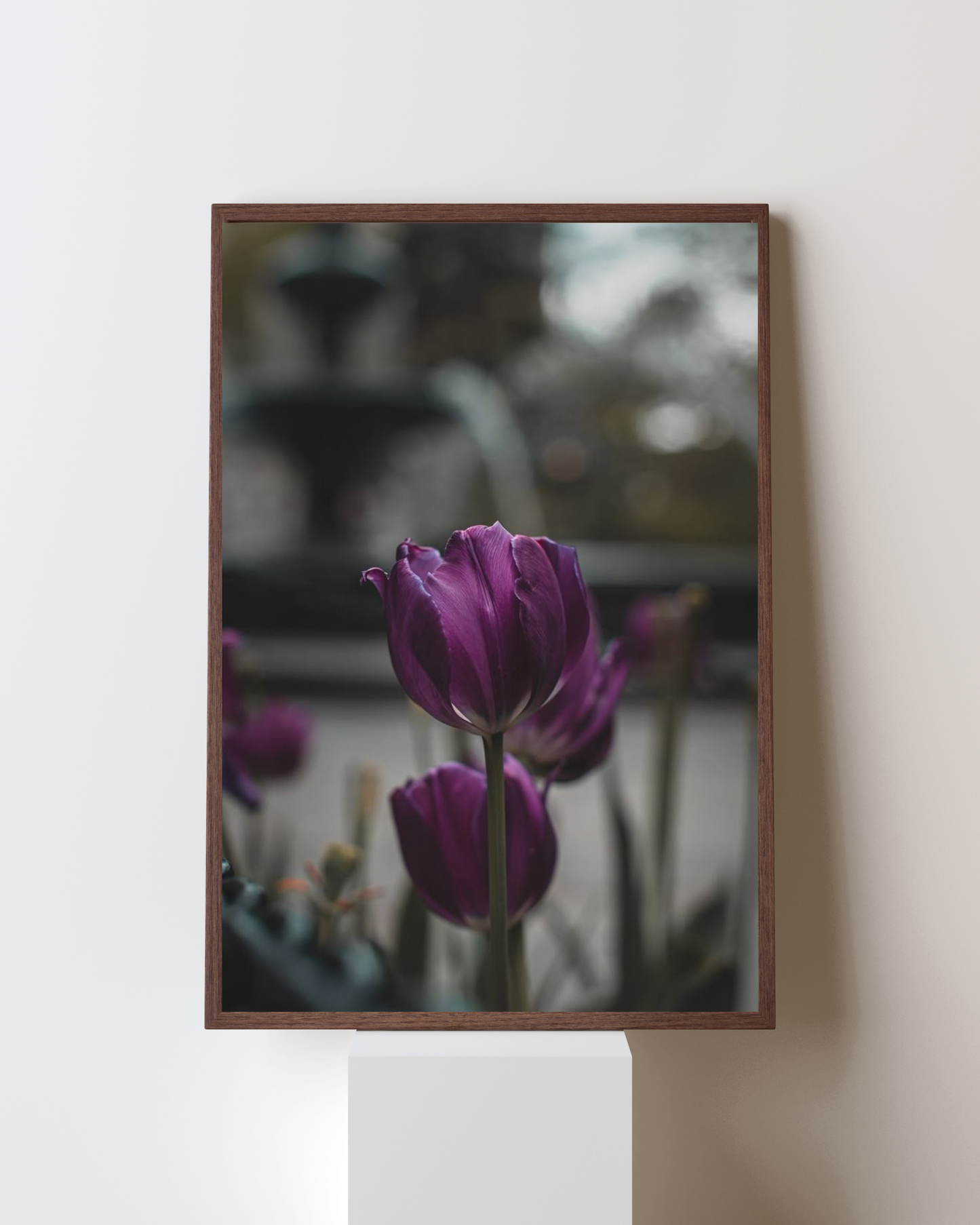 Blooming Frame – “Violet Reverie” Wall Art