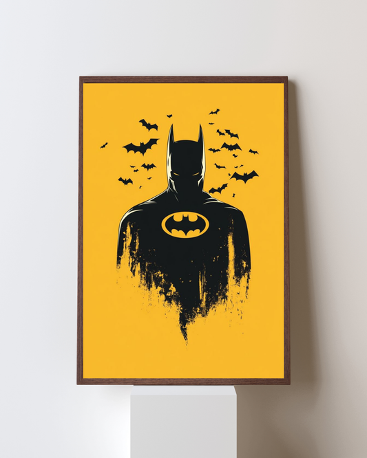 The Dark Knight – Minimal Pop Art Frame